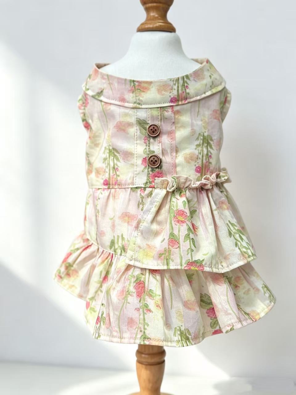 Cute floral dog dress for summer
