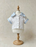 Breathable Linen Seersucker Dog Shirt for Dogs