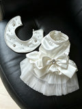 Handmade Luxury Satin Dog Dress for Elegant Pets