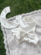 Handmade Luxury Satin Dog Dress for Elegant Pets