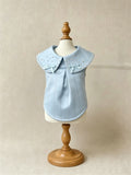 Satin Pearl Bow Dog Vest