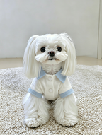 Breathable Linen Seersucker Dog Shirt for Dogs