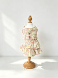 Cute floral dog dress for summer