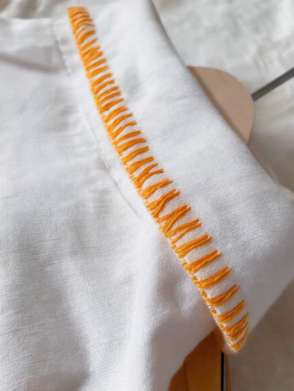 Custom Handmade Cotton Linen Dog Shirt | Sunset Island