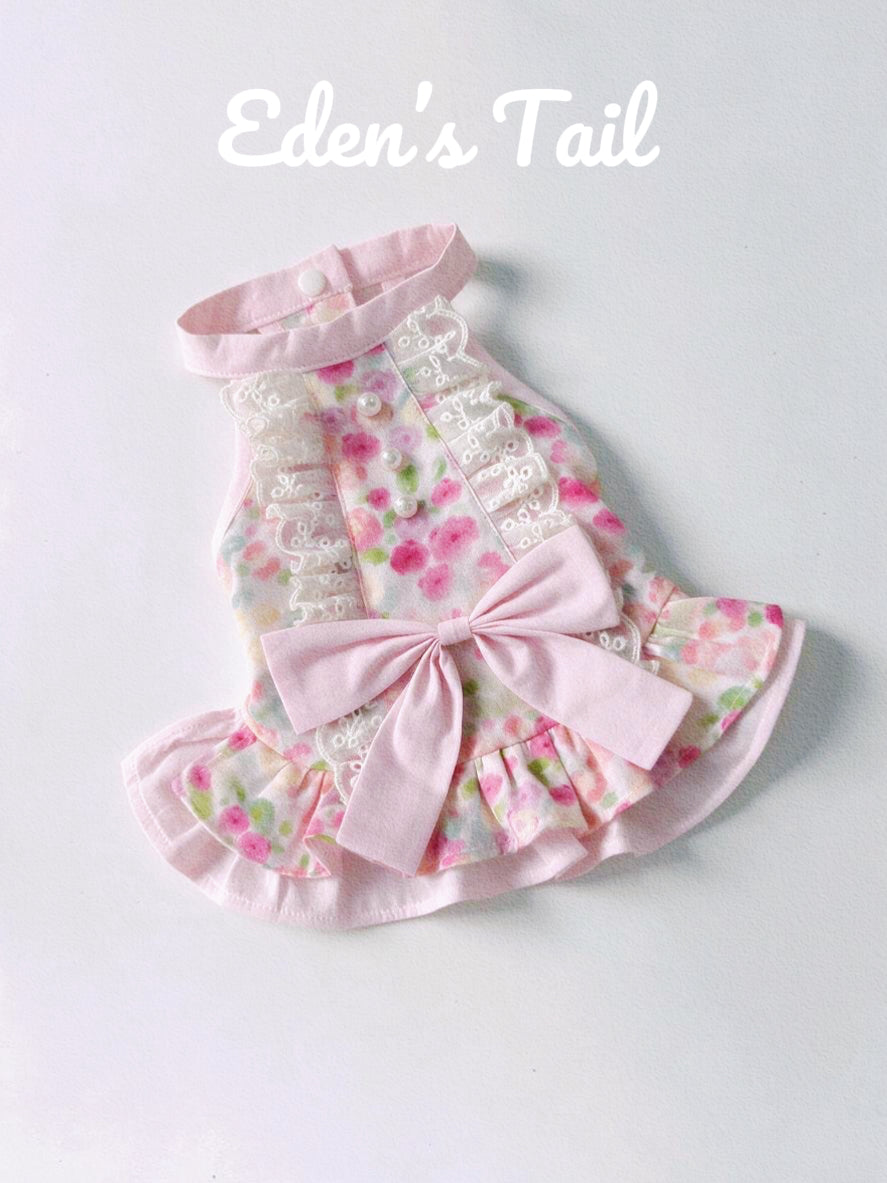 The Rosalie Floral Bow Dress