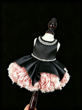Custom Handmade Dog Dress | Midnight Rose Dress