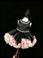 Custom Handmade Dog Dress | Midnight Rose Dress