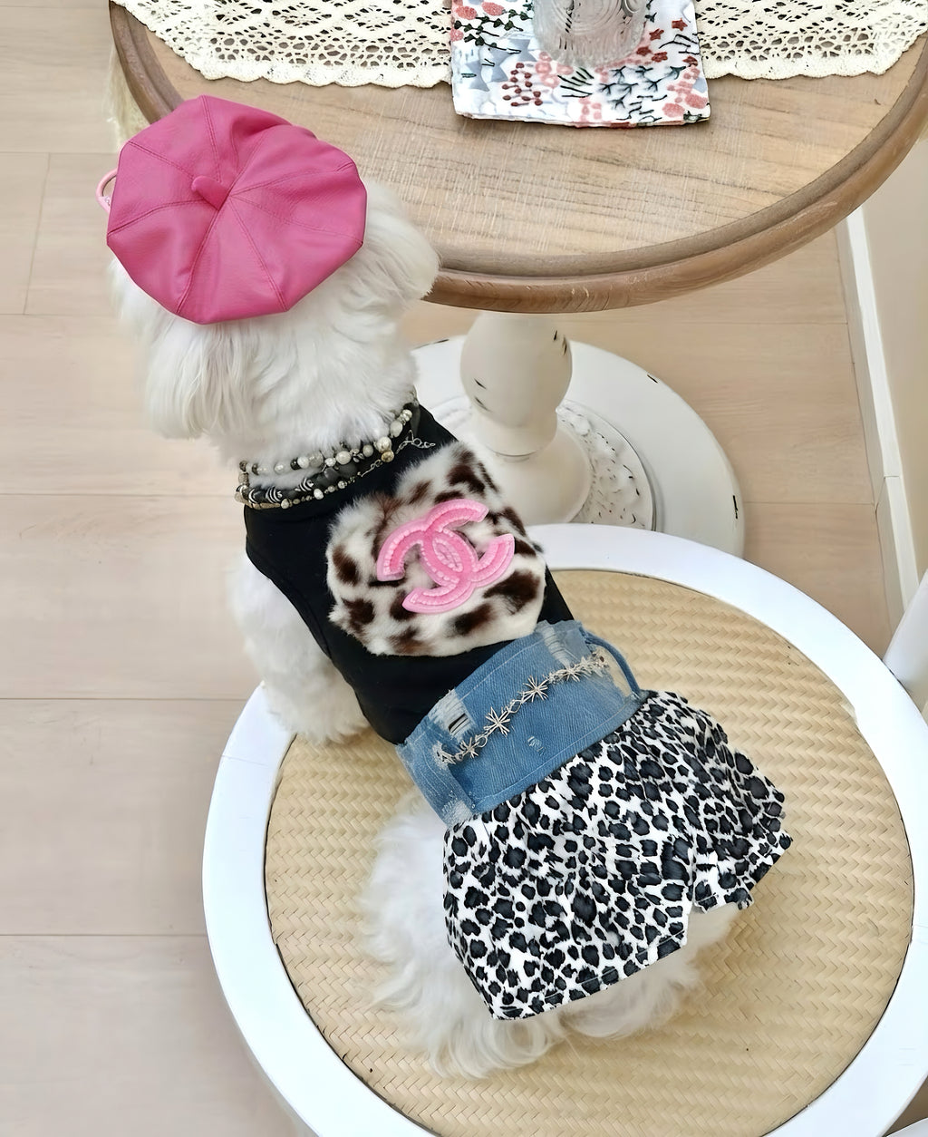Stylish Leopard Print Pet Dress