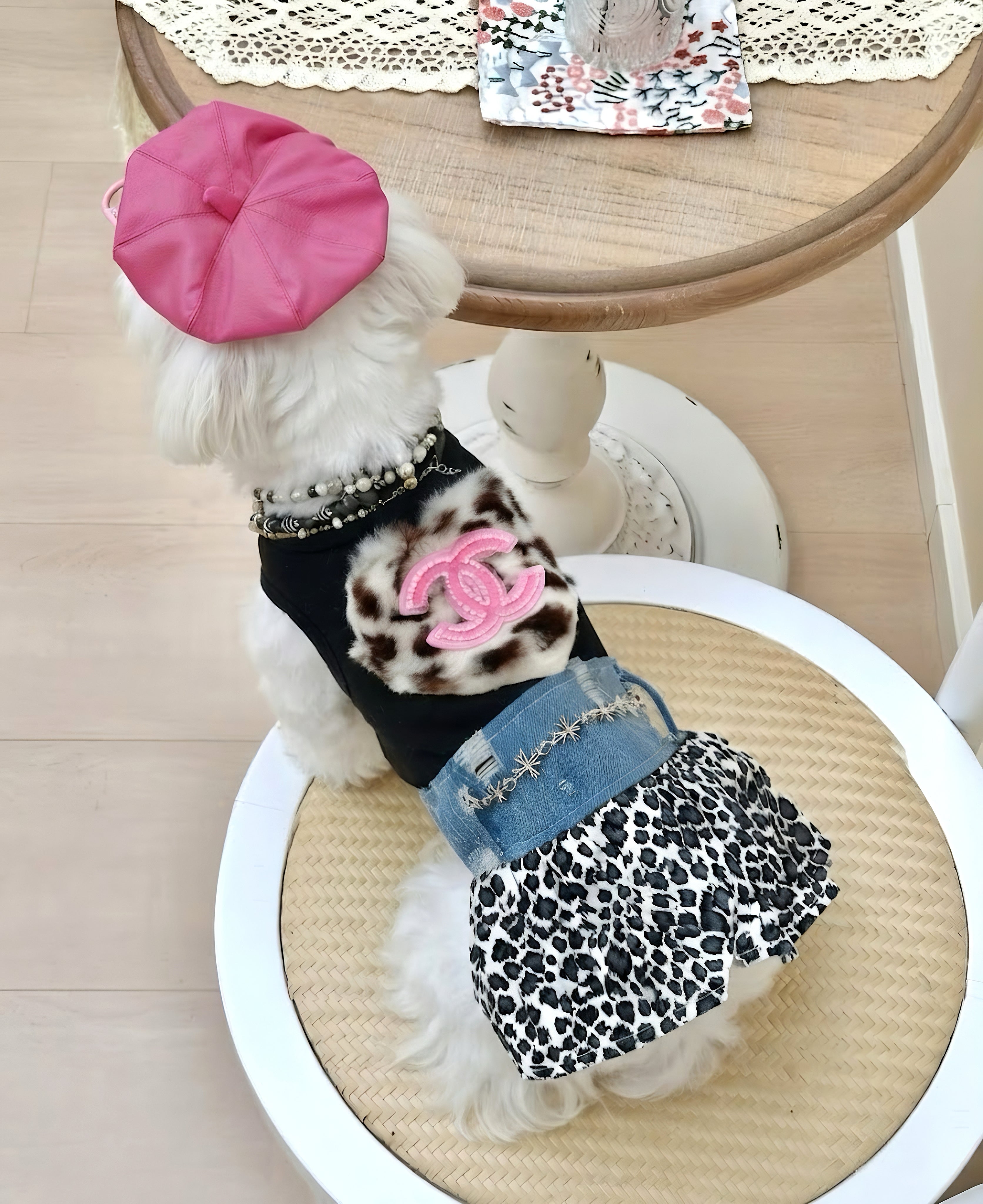 Stylish Leopard Print Pet Dress
