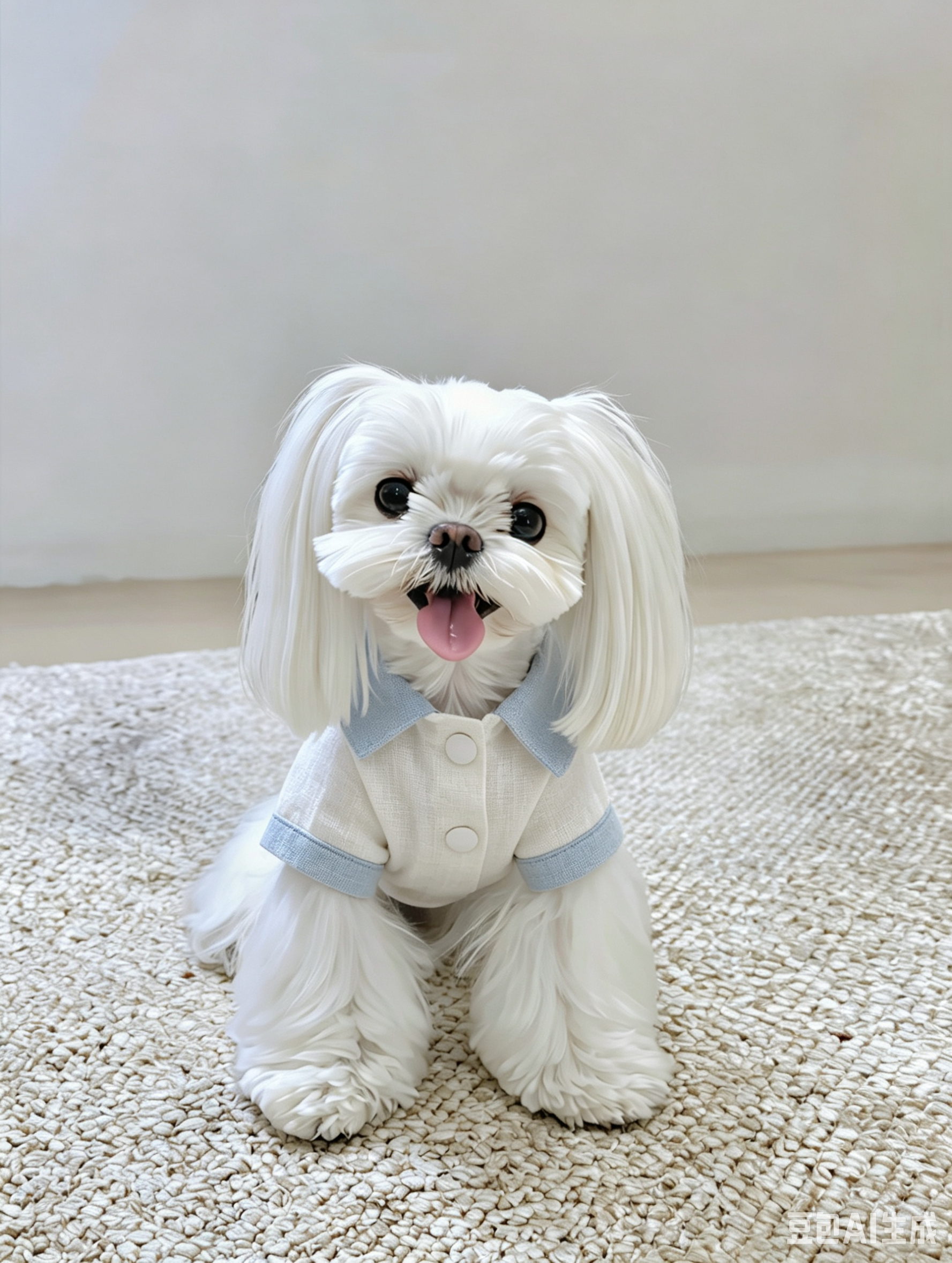 Breathable Linen Seersucker Dog Shirt for Dogs