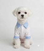 Breathable Linen Seersucker Dog Shirt for Dogs